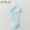 Calcetines para Mujer para Primavera y Verano, Malla Fina Transpirables Absorbentes de Sudor, Calcetines Bajos Cortos Antibacterianos y Desodorantes, Calcetines de Algodón Puro para Mujer al por Mayor