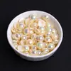 Perlas de Semicírculo de Fondo Plano de 2-14 mm Perlas de Imitación ABS Accesorios para Joyería DIY Pegamento Cremoso Funda para Teléfono