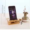 Soporte Amplificador de Teléfono Móvil de Bambú y Madera con Base de Madera, Amplificador Universal para Personas Perezosas y Tablets