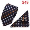 AliExpress EBAY 7.5cm corbata de negocios set de corbata para hombre boda corbata de poliéster caja de regalo fabricantes