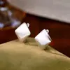 Pendientes geométricos minimalistas en forma de diamante para mujer, moda de nicho estilo ins, únicos y versátiles, elegantes ear cuffs, pendientes de moda y exquisitos