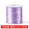 Lin 100.5m Cordón para Nudo Chino Pulsera de Hilo Rojo Tejido Materiales DIY Cuerda Dorada para la Mano Cordón para Tejido de Hilo Rojo