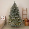 Árbol de Navidad Popular Nórdico de PE con Luces, Decoraciones Navideñas Grandes para Atrezo de Montaje de Escenas Interiores y Exteriores