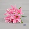 Flores de rosa simuladas, accesorios de baile, ramo para sostener, ramo de lirios para coro, flor estilo entrada deportiva