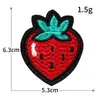 Fresa Sandía Caricatura Planchado Serie Frutas Pegatinas de Tela Insignia Bordada para Ropa de Niño, Equipaje, Zapatos y Sombreros Accesorios Parche Pegatinas