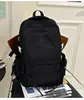 Mochila leve de cor sólida estilo japonês, adequada para viagens ao ar livre, com grande capacidade, versátil para uso casual e ideal como mochila para o dia a dia para estudantes universitários.