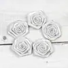 Fita de Poliéster de 5cm com Broche de Fivela Borboleta Plana Rosa Decoração de Noite de Formatura Acessórios para Terno Masculino Flor