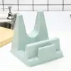 Estante de Escritorio para Tapas de Ollas Doméstico de Plástico Estante para Tablas de Cortar Móvil de Cocina Soporte para Tapas de Ollas Almacenamiento Integrado sin Perforaciones
