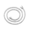 Cadena de Tenis de Moissanita Transfronteriza Europea y Americana Joyería Cadena de Tenis de Moissanita 2026 Primavera Hip-Hop Estilo de Lujo Ligero Collar Unisex