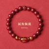 Este ano pulseira de areia dourada roxa pulseira de conta de transferência de cinábrio feminino masculino coelho pulseira Puxian atacado uma geração de cabelo