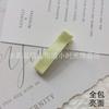Novo 3,5-6 cm All-Inclusive Macaron Color Double Insert Clip DIY Handmade Hairpin Material Brilhante Acessórios Acessórios de Jóias