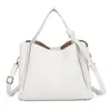 Bolsas de Cuero Suave Nuevas Otoño/Invierno 2025 Bolso Cubo de Alta Gama Moderno Gran Capacidad Bolso de Mano para Viajes Diarios Bolso de Hombro