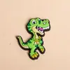 Capa de Celular Dinossauro Fofo Div Acessórios Pvc Borracha Macia Etiqueta Acessórios Feitos à Mão Charms para Crocs Fivelas de Sapato em Estoque