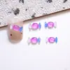 Novas Mini Decorações de Arte para Unhas Cartoon Coloridas de Doces Resina Brincos Fofos Acessórios para Penteado Decorações de Unhas