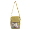 Bolso pequeño cruzado, lindo bolso de hombro de verano, estilo Harajuku japonés, bolso de nailon para chica suave, bolso cuadrado pequeño versátil para teléfono