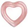 Anillo de Natación Nuevo Amor Transfronterizo de Comercio Exterior de Fábrica Anillo de Natación Inflable de PVC Espeso con Forma de Corazón para Adultos Venta al por Mayor