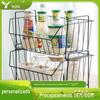 Yilu Cesta de armazenamento de ferro Cesta de armazenamento de lanches de cozinha casual Cesta de mesa Cesta de armazenamento de roupas de guarda-roupa Cesta de armazenamento de estrutura