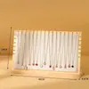 Suporte de exibição de joias extra grande cabide de colar rack de joias de bambu rack de armazenamento de pulseiras suporte de exibição de corrente de suéter banca