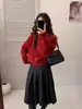 Chaqueta suéter suave y acogedora de cuello redondo para mujer, nuevo diseño otoño e invierno 2026, prenda exterior elegante, cárdigan de punto informal