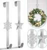 Directo de fábrica Amazon Explosiones Navidad Gancho de metal para puerta Gancho para puerta Decoraciones Gancho de anillo de flores
