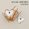 Base de Horquilla Songjin Accesorios de Nuevo Estilo Chino Tela Bordada Teñida de Azul Horquilla de Pico de Pato en Blanco para Manualidades