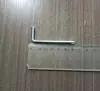 Llave Allen hexagonal de cabeza plana en forma de L al por mayor, llave hexagonal galvanizada para tornillos, herramienta pequeña portátil para reparaciones del hogar