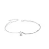 Pulsera de Circonita Estrella Femenina Moda Ins Diseño de Nicho Simple Doble Capa Estilo Mori Celebridad de Internet Festival para Novia