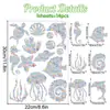 Adesivos Coloridos Transfronteiriços para Janela Prisma Arco-íris Borboleta Decoração de Casa Adesivos Eletrostáticos para Vidro Adesivos de Vidro Anti-colisão em PVC