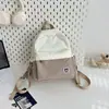 Mochila Dupla Feminina de Grande Capacidade Transfronteiriça 2025 Toque de Luxo Mochila Dupla de Ombro Bolsa de Viagem Casual Mochila para Aluno do Ensino Médio