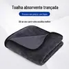 Toalha de Limpeza de Carro Trançada Dupla Face Transfronteiriça, Toalha de Lavagem de Carro Sem Marcas, Toalha de Microfibra Absorvente de Água