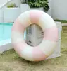 Anillo de natación inflable doble de dibujos animados para niños engrosado 50-90 anillo de natación de cristal anillo de natación con doble bolsa de aire de agua