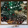 Decoraciones Navideñas Amazon Ciervo Soñador Copo de Nieve Pegatinas Estáticas Colibrí Casa de Nieve Feliz Navidad Pegatinas para Vidrio