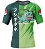 2024 Verano Nuevo Comercio Exterior Europa y América Amazon Pocolli Elf Dream Impreso Camiseta de Manga Corta Cuello Redondo Ropa de Fitness
