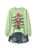 Amazon eBay tienda independiente moda casual divertida mujer muñeca soldado árbol sudadera manga larga transfronterizo comercio exterior