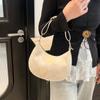 Estilo Chinês Nova Bolsa Pequena de Mão Estilo Chinês para Mulheres 2025 Nova Bolsa Transversal da Moda Tendência Nicho Comutador Bolsa Dumpling