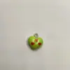 Accesorios para Joyería DIY de Resina con Forma de Corazón, Colgantes para Collares, Pendientes, Pinzas para el Cabello, Materiales para Productos Hechos a Mano al por Mayor