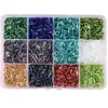 Cuentas de tubo de vidrio más vendidas transfronterizas, juegos de 3 mm y 6 mm, para colgantes de pulsera, manualidades, fabricación de joyas DIY y ensartado de cuentas