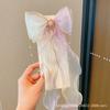 Accesorios para el cabello de niña estilo coreano con lazo Pasador para el cabello Clip para la cabeza de Elsa para niños Pasador de cinta de la serie Princesa para niñas pequeñas