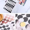 Pegatinas Redondas Creativas Año Nuevo Inauguración de Casa Inspiradoras Tarjetas de Decoración de Boda Pegatinas de Pared Hechas a Mano DIY Pegatinas para Vasos de Agua