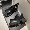 Mocasines de punta cuadrada con suela gruesa para mujer, nuevo estilo de verano con velcro, zapatos de cuero suave, zapatos de vestir JK estilo británico para mujer