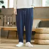 Pantalones casuales estilo chino para hombre 2026 primavera y otoño nuevos de color liso pantalones ajustados para hombre estilo chino pantalones casuales ajustados para hombre de color liso