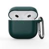 Adecuado para AirPods 4 3 2 Funda Protectora de Silicona Gruesa de Una Pieza Audífonos Bluetooth Apple Pro3 Funda Suave para Auriculares
