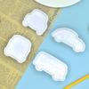 4 Peças Mais Vendidas Veículo Desenho Animado Glacê Simulação Molde de Biscoito Ferramenta de Pressionar Tipo 3D Estéreo DIY