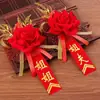 Broche de Lapela de Casamento, Lapela Artificial de Noivo e Noiva, Padrinhos, Madrinhas, Conjunto Completo VIP de Suprimentos para Casamento