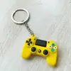 Llavero de mango de juego de simulación creativa a color, llavero de goma suave para máquina de juegos, llavero para llaves de coche, actividades, regalo al por mayor