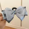 Grampo de Cabelo com Laço Multicamadas de Malha Tridimensional Estilo Coreano, Presilha Grande de Tubarão para Mulheres, Adequado para Penteados na Parte de Trás da Cabeça para Adicionar Volume