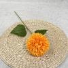 Grande Promoção Processamento Cor Laranja Salão de Casamento Material de Flor Arranjo de Flores de Teto