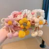 Diadema de Flor Nueva Doble Moño Infantil para Niñas para Atar Moños Anillo para el Cabello de Intestino Delgado Grande Diadema para Cola de Caballo de Niña Accesorios para el Cabello