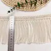 Venta al por mayor del fabricante Cuerda Trenzada de Algodón Puro Hilo Retorcido Borla de Encaje Cuerda Trenzada Borla Accesorios para Ropa Cortinas Accesorios