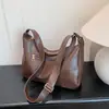 Moda Transfronteriza Retro Cuero Suave Gran Capacidad Bolso de Viaje para Mujer 2025 Nuevo Versátil Bolso de Hombro de Gama Alta Bolso Cruzado